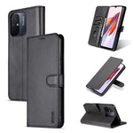 AZNS For Xiaomi Poco C55 4G / Redmi 11A 4G / Redmi 12C 4G Leather Phone Cover Stand Wallet Case