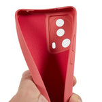 For Xiaomi 13 Lite / Civi 2 5G Rubberized TPU Shockproof Case Fiber Lining Soft Phone Cover