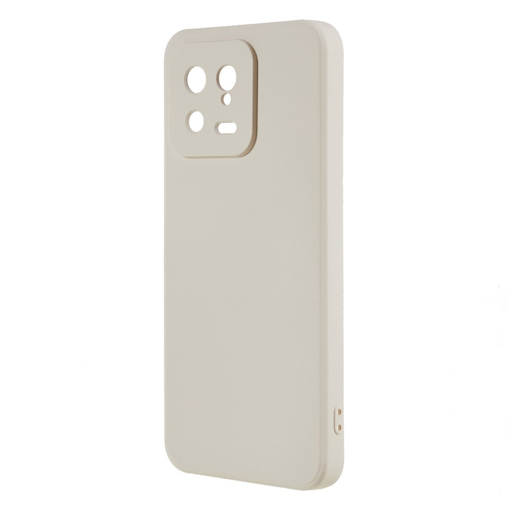 For Xiaomi 13 5G Anti-Scratch TPU Phone Case Fiber Lining Rubberized Protective Cover