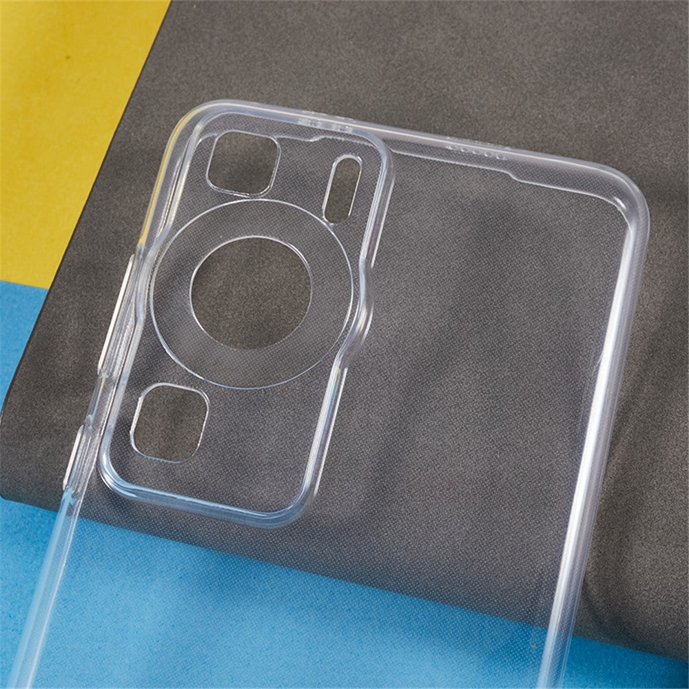 Huawei P60 / P60 Pro TPU-mobilskal Fallskyddande ultratunt transparent skyddande mobilskal