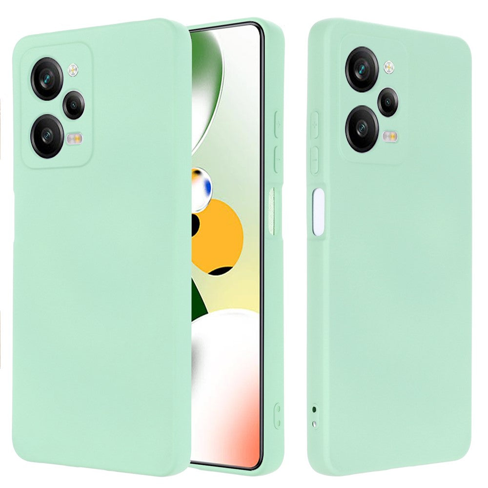 Phone Case for Xiaomi Redmi Note 12 Pro Speed 5G / Poco X5 Pro 5G Liquid Silicone Soft Lining Cover with Strap