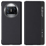 For Huawei Mate X3 5G Magnetic Auto-absorbed View Window PU Leather+PC Phone Case Stand Cover (without Pen Slot)