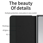 Stand Cover for Huawei Mate X3 5G View Window Litchi Texture PU Leather Case (with Pen Slot)