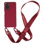 For Xiaomi Redmi Note 11 4G (Qualcomm) / Note 11S 4G Soft TPU Phone Case Matte Finish Anti-drop Cover with Wide Lanyard