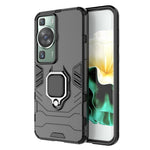 Huawei P60/P60 Pro mobilskal TPU+PC stötsäkert fodral med ringhållare och stöd