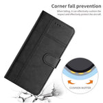 For Xiaomi Redmi Note 12 Pro 5G / Note 12 Pro Speed 5G / Poco X5 Pro 5G Leather Wallet Case Line Imprinted Cowhide Texture Stand Phone Cover