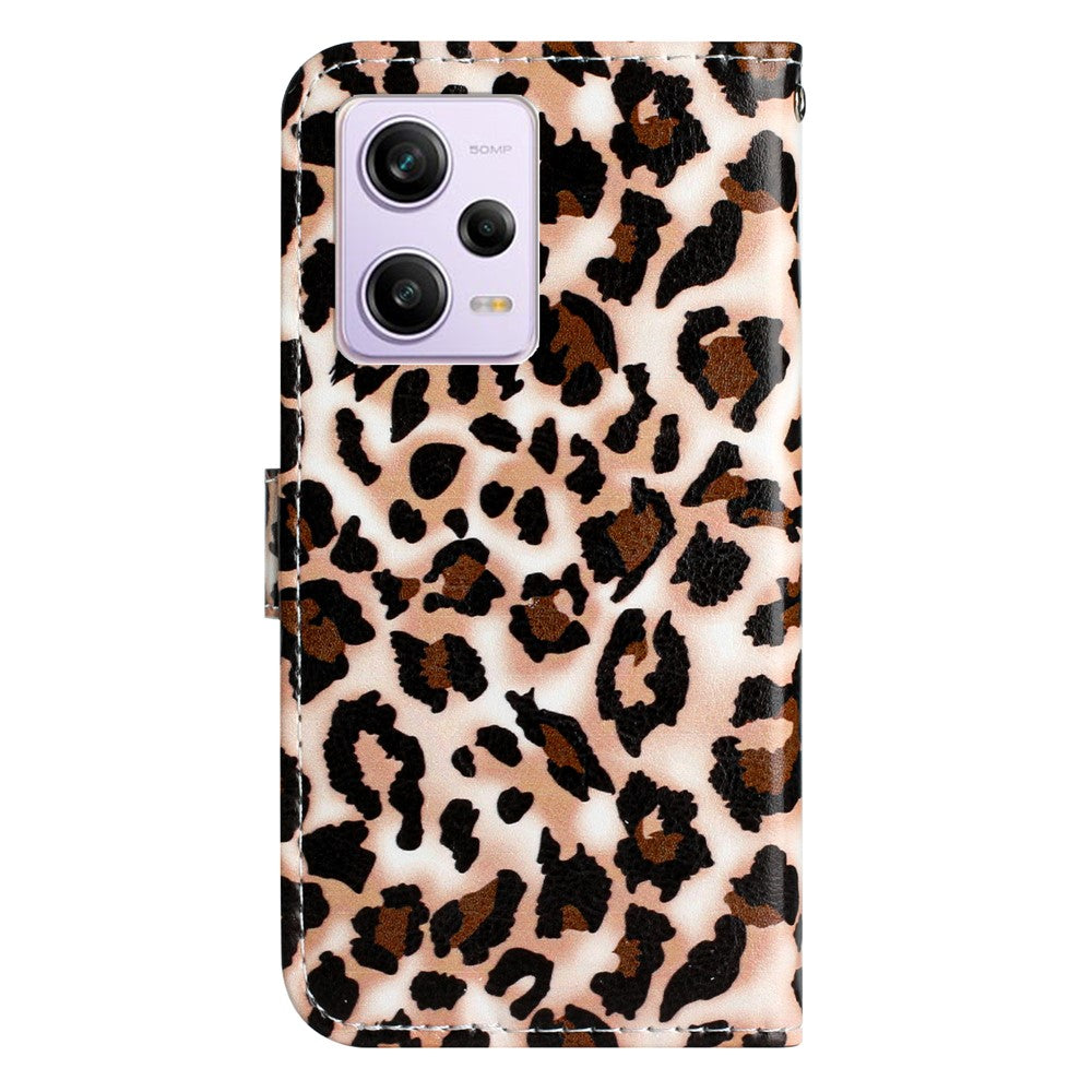 For Xiaomi Poco X5 Pro 5G / Redmi Note 12 Pro Speed 5G / Note 12 Pro 5G Pattern Printing Phone Case PU Leather Wallet Stand Cover