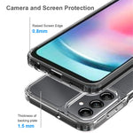 Samsung Galaxy A24 4G (162,1 x 77,6 x 8,3 mm) Reptåligt mobilskal Akryl TPU Kristallklart bakstycke