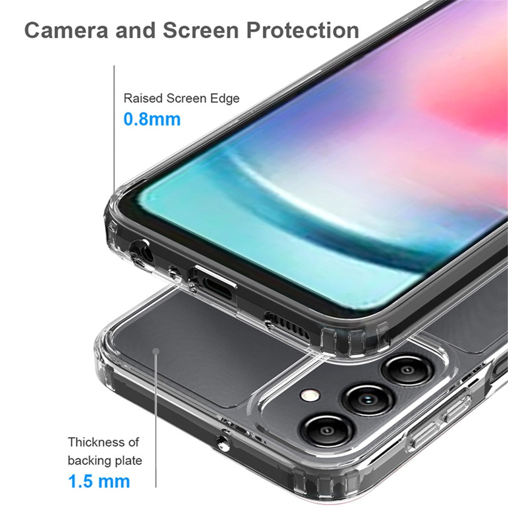 Samsung Galaxy A24 4G (162,1 x 77,6 x 8,3 mm) Reptåligt mobilskal Akryl TPU Kristallklart bakstycke