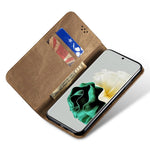 Huawei P60 Pro / P60 Mobilskal PU Läder Jeans Tyg Textur Plånboksfodral mobilskal
