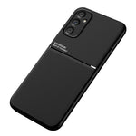 Samsung Galaxy A34 5G Smartphone-skal Linjer Präglat Läder+TPU Mobilmobilskal