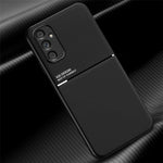 Samsung Galaxy A34 5G Smartphone-skal Linjer Präglat Läder+TPU Mobilmobilskal