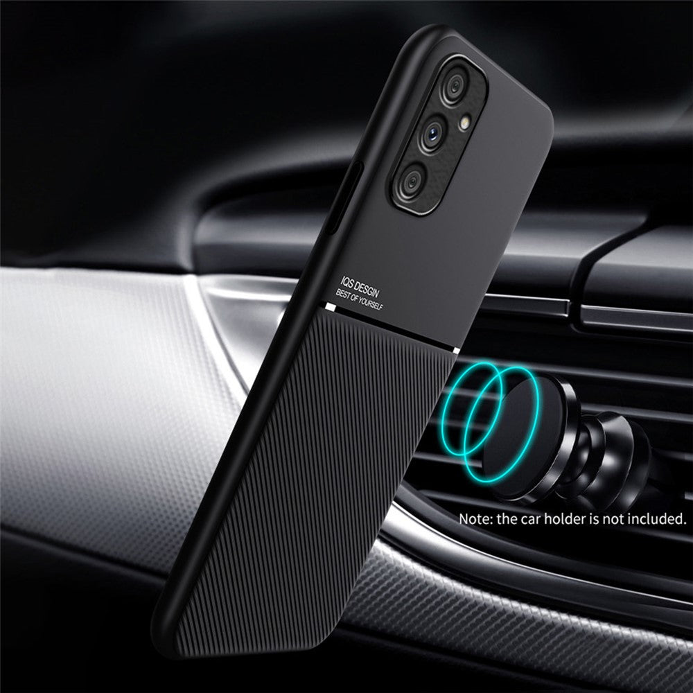 Samsung Galaxy A34 5G Smartphone-skal Linjer Präglat Läder+TPU Mobilmobilskal