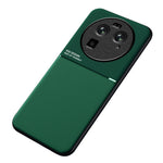 Oppo Find X6 Lines Printed Phone Case Reptåligt Läder + TPU-fodral