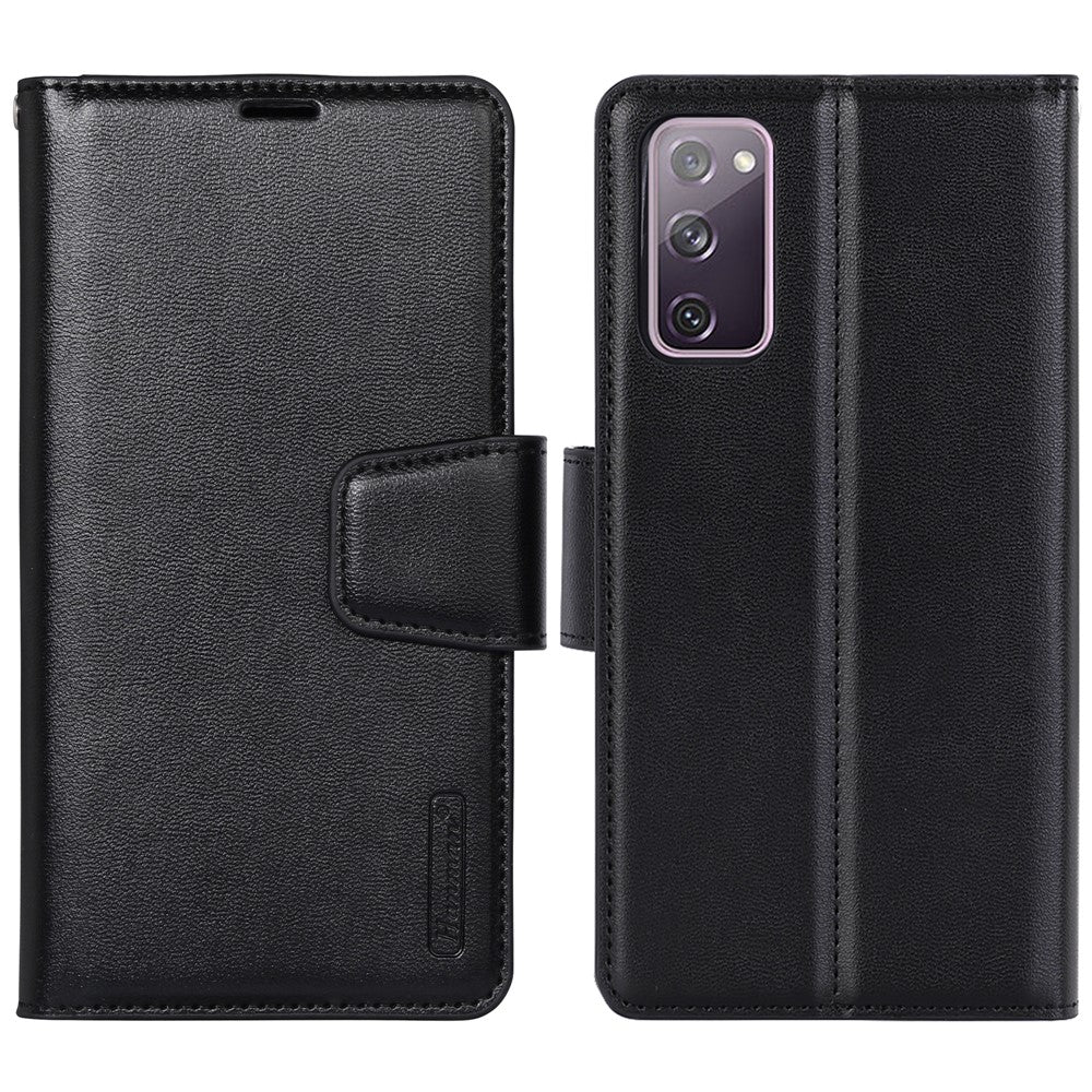 HANMAN Mill Series for Samsung Galaxy S20 FE 4G / FE 5G / S20 Lite / S20 FE 2022 Phone Case PU Leather Stand Wallet Cover