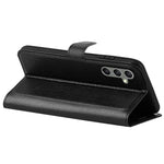 For Samsung Galaxy A24 4G (162.1 x 77.6 x 8.3mm) PU Leather Wallet Shell Litchi Texture Phone Case Flip Stand Cover
