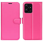 For Xiaomi Redmi Note 12 4G Litchi Texture PU Leather Wallet Anti-drop Shell Flip Stand Phone Case