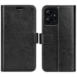 For Xiaomi Redmi Note 12 4G Crazy Horse Texture Drop-proof Phone Case PU Leather Wallet Flip Stand Cover