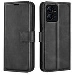 For Xiaomi Redmi Note 12 4G Leather Wallet Protective Shell Calf Texture Square Clasp Stand Phone Case