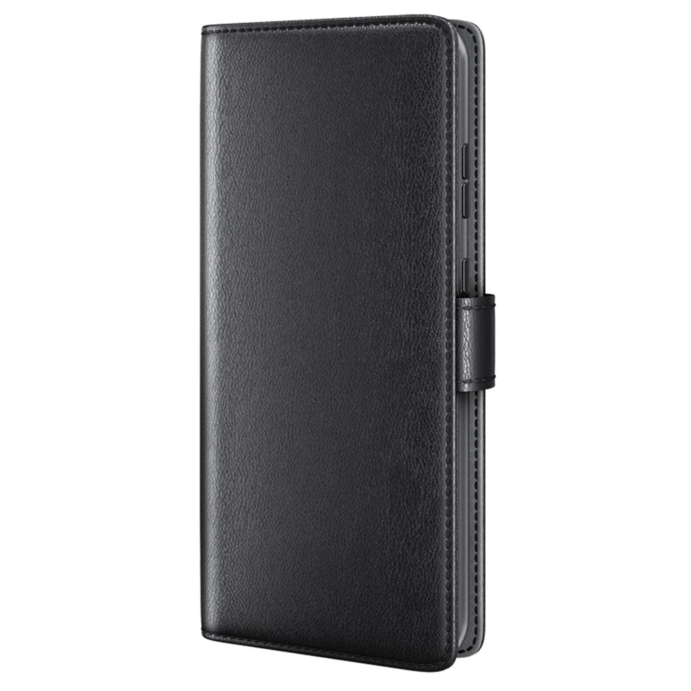 For Xiaomi Redmi Note 12 4G Genuine Cow Leather Wallet Phone Case Flip Stand Shockproof Cover