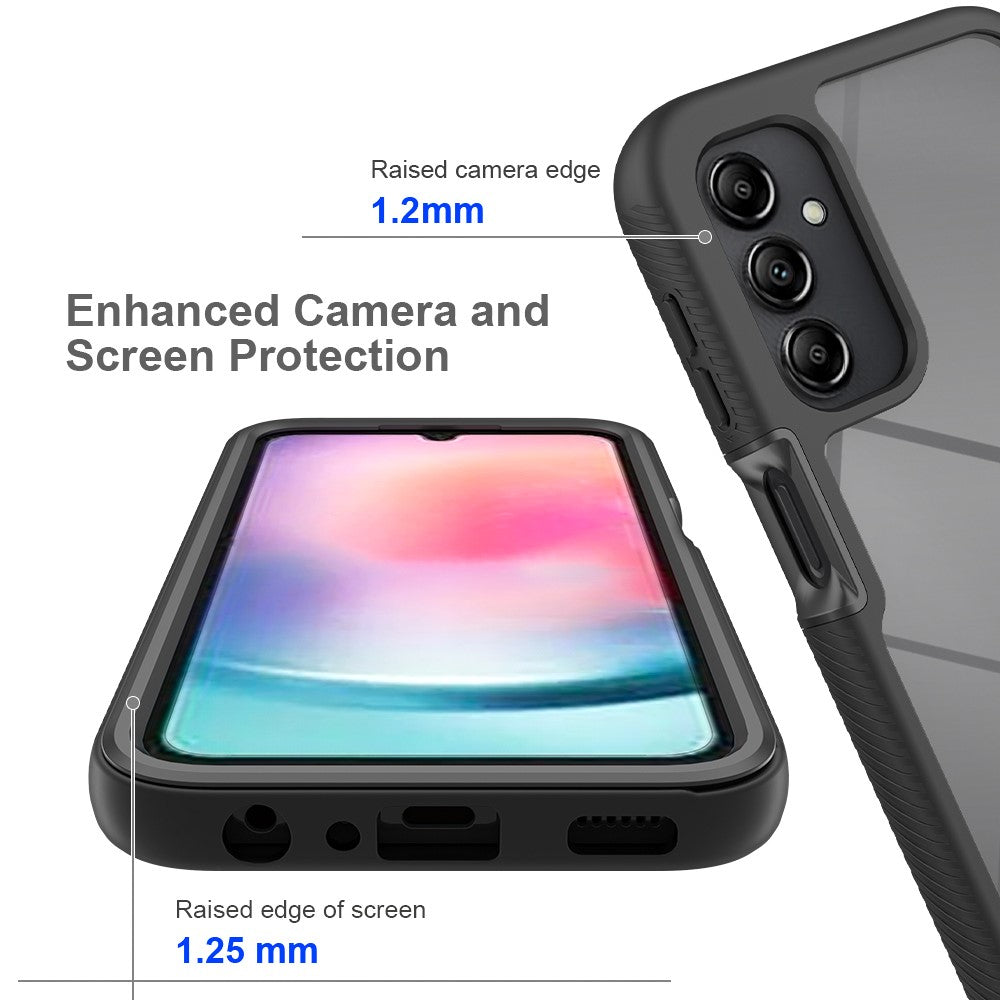 For Samsung Galaxy A24 4G (162.1 x 77.6 x 8.3mm) Anti-drop Cell Phone Case Acrylic+PC+TPU Phone Cover