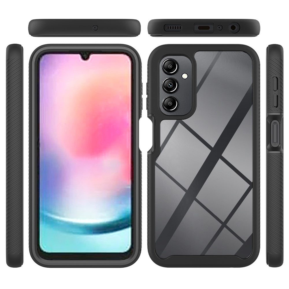 For Samsung Galaxy A24 4G (162.1 x 77.6 x 8.3mm) Anti-drop Cell Phone Case Acrylic+PC+TPU Phone Cover