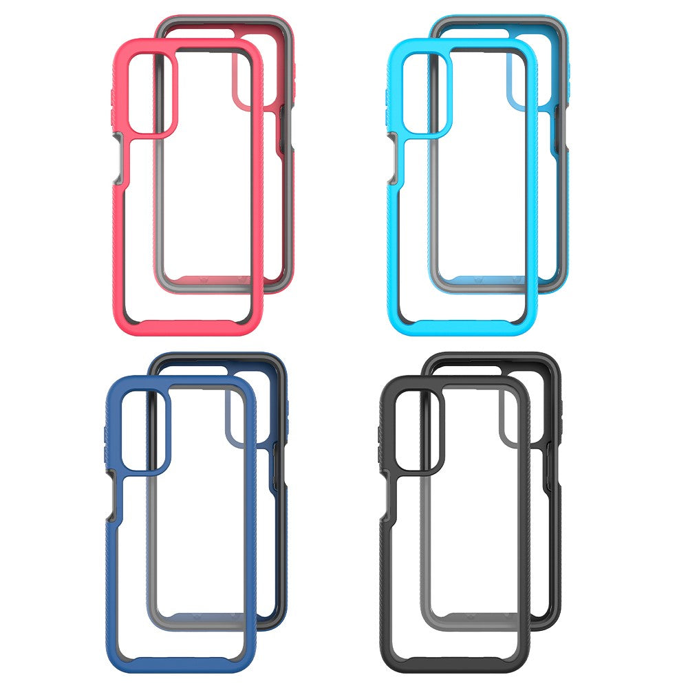 For Samsung Galaxy A24 4G (162.1 x 77.6 x 8.3mm) Anti-drop Cell Phone Case Acrylic+PC+TPU Phone Cover