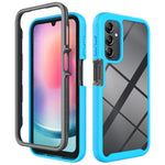 For Samsung Galaxy A24 4G (162.1 x 77.6 x 8.3mm) Anti-drop Cell Phone Case Acrylic+PC+TPU Phone Cover
