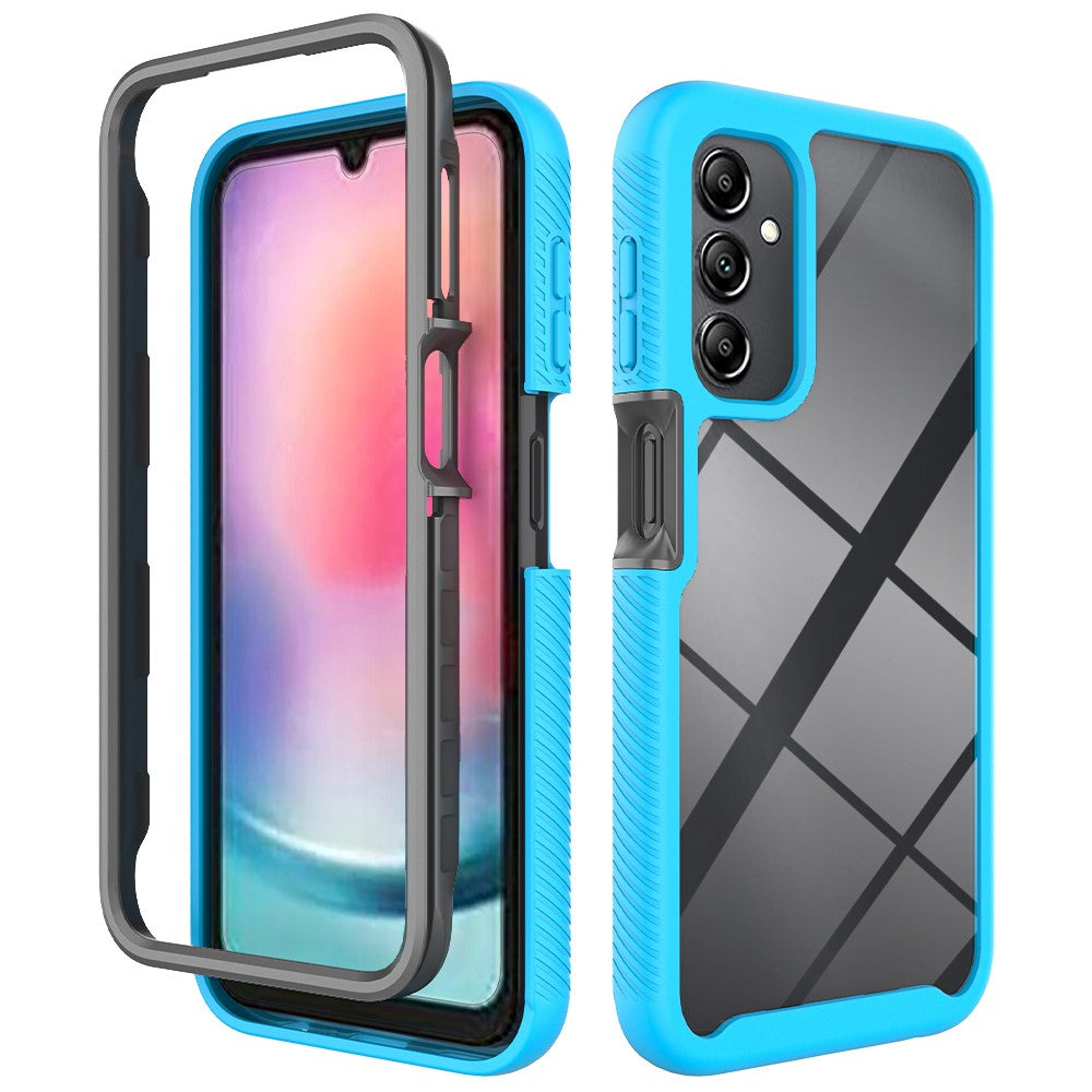 For Samsung Galaxy A24 4G (162.1 x 77.6 x 8.3mm) Anti-drop Cell Phone Case Acrylic+PC+TPU Phone Cover