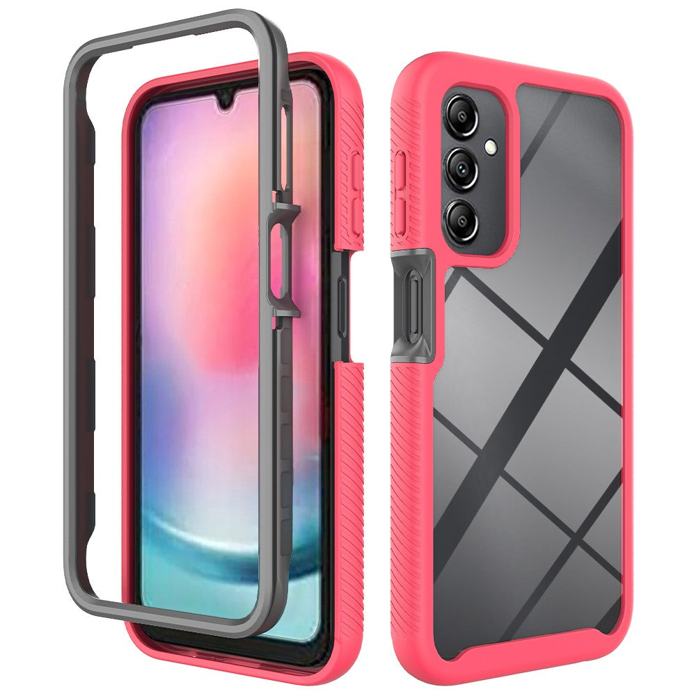For Samsung Galaxy A24 4G (162.1 x 77.6 x 8.3mm) Anti-drop Cell Phone Case Acrylic+PC+TPU Phone Cover