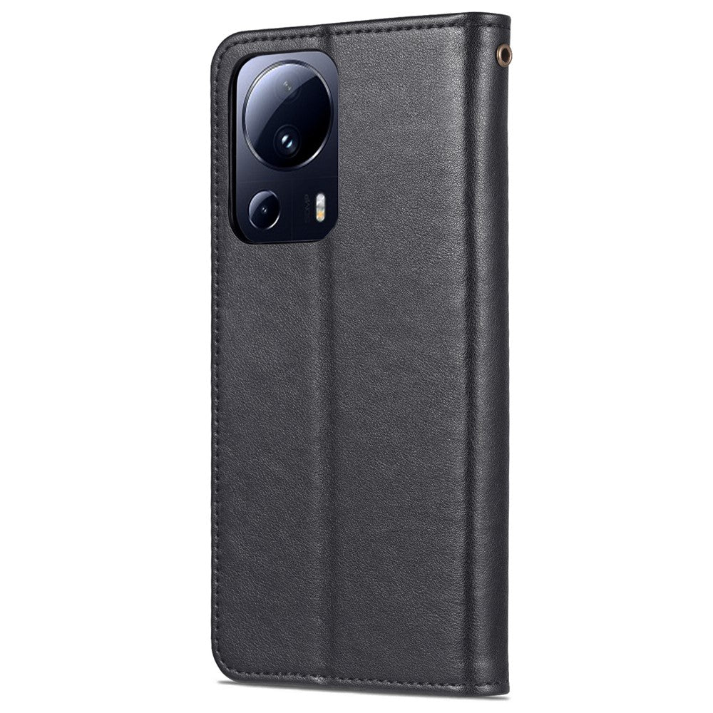 AZNS For Xiaomi 13 Lite / Civi 2 5G Stand Phone Cover PU Leather+TPU Wallet Phone Case