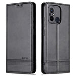 AZNS For Xiaomi Poco C55 4G / Redmi 11A 4G / Redmi 12C 4G Leather Phone Case Wallet Stand Smartphone Cover