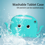 For Lenovo Tab M10 (Gen 3) Tablet EVA Case Cartoon Octopus Hand Grip Tablet Cover with Shoulder Strap