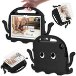 For Lenovo Tab M10 (Gen 3) Tablet EVA Case Cartoon Octopus Hand Grip Tablet Cover with Shoulder Strap