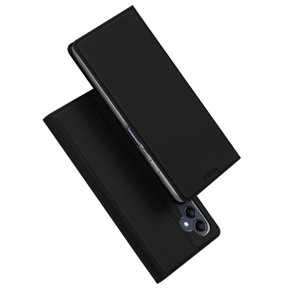 DUX DUCIS Skin Pro Series for Samsung Galaxy M14 5G Phone Case with Card Holder PU Leather Stand Flip Cover