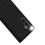 DUX DUCIS Skin Pro Series for Samsung Galaxy M14 5G Phone Case with Card Holder PU Leather Stand Flip Cover