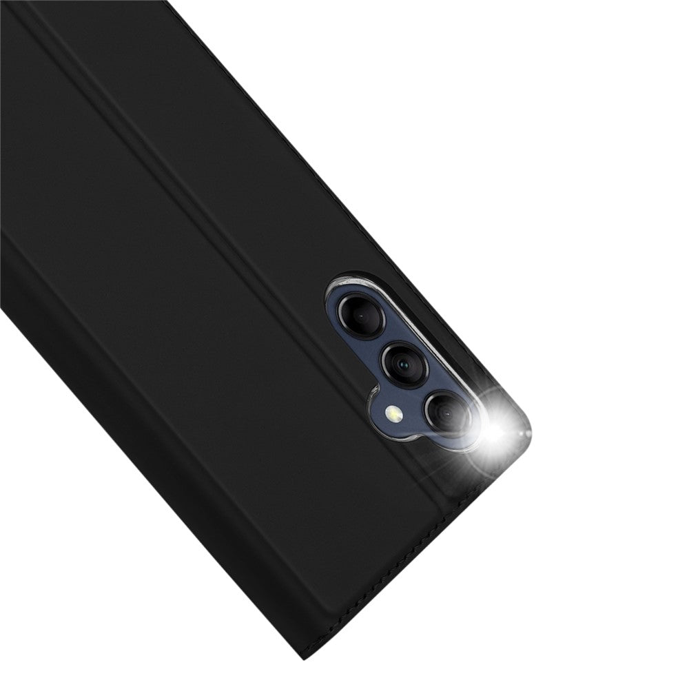 DUX DUCIS Skin Pro Series for Samsung Galaxy M14 5G Phone Case with Card Holder PU Leather Stand Flip Cover