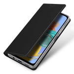 DUX DUCIS Skin Pro Series for Samsung Galaxy M14 5G Phone Case with Card Holder PU Leather Stand Flip Cover
