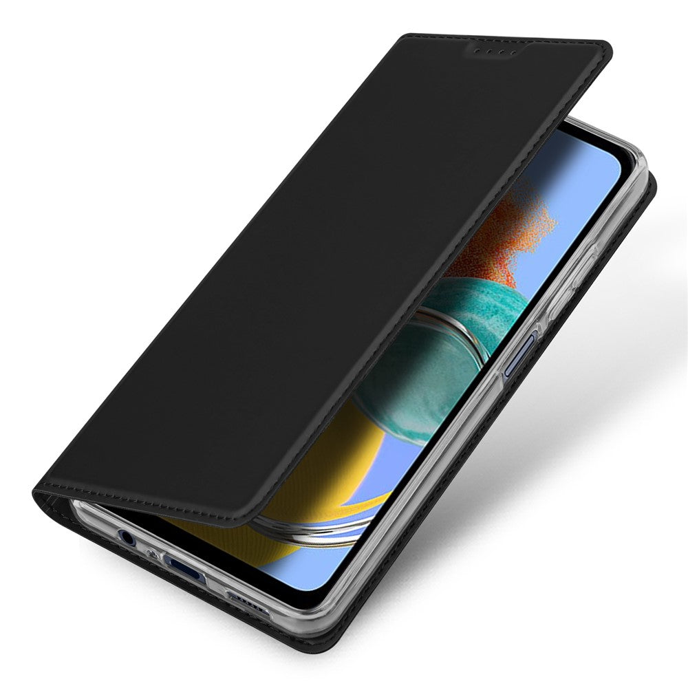 DUX DUCIS Skin Pro Series for Samsung Galaxy M14 5G Phone Case with Card Holder PU Leather Stand Flip Cover