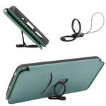 For Oppo Find X6 PU Leather Stand Phone Cover Carbon Fiber Texture Phone Case with Card Slot