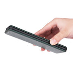 For Oppo Find X6 PU Leather Stand Phone Cover Carbon Fiber Texture Phone Case with Card Slot