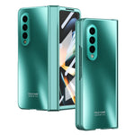 Til Samsung Galaxy Z Fold4 5G Hard PC Telefoncover Anti-fald Beskyttende Telefoncover med Skærmfilm