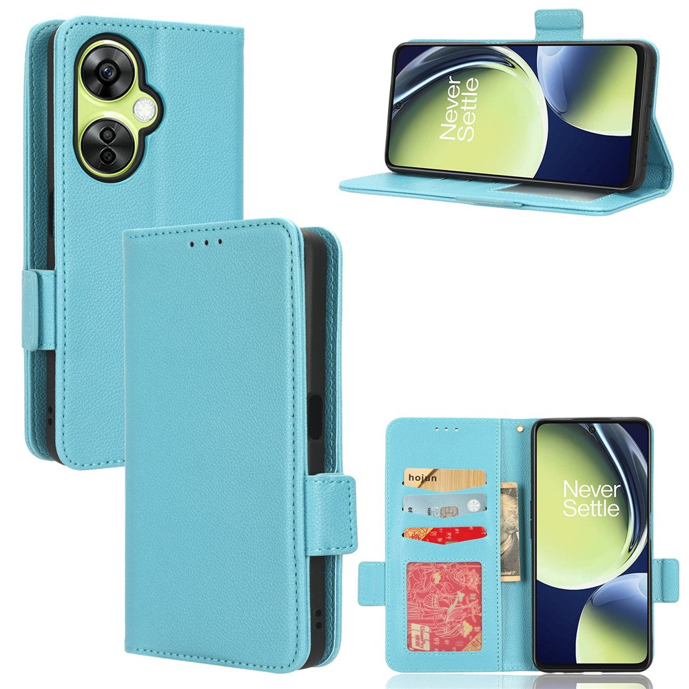 OnePlus Nord CE 3 Lite 5G / Nord N30 5G PU-läderfodral Litchitextur Plånboksfodral