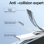 For iPhone 12 Pro Max Compatible with MagSafe TPU Clear Phone Cover with Glass Lens Protector