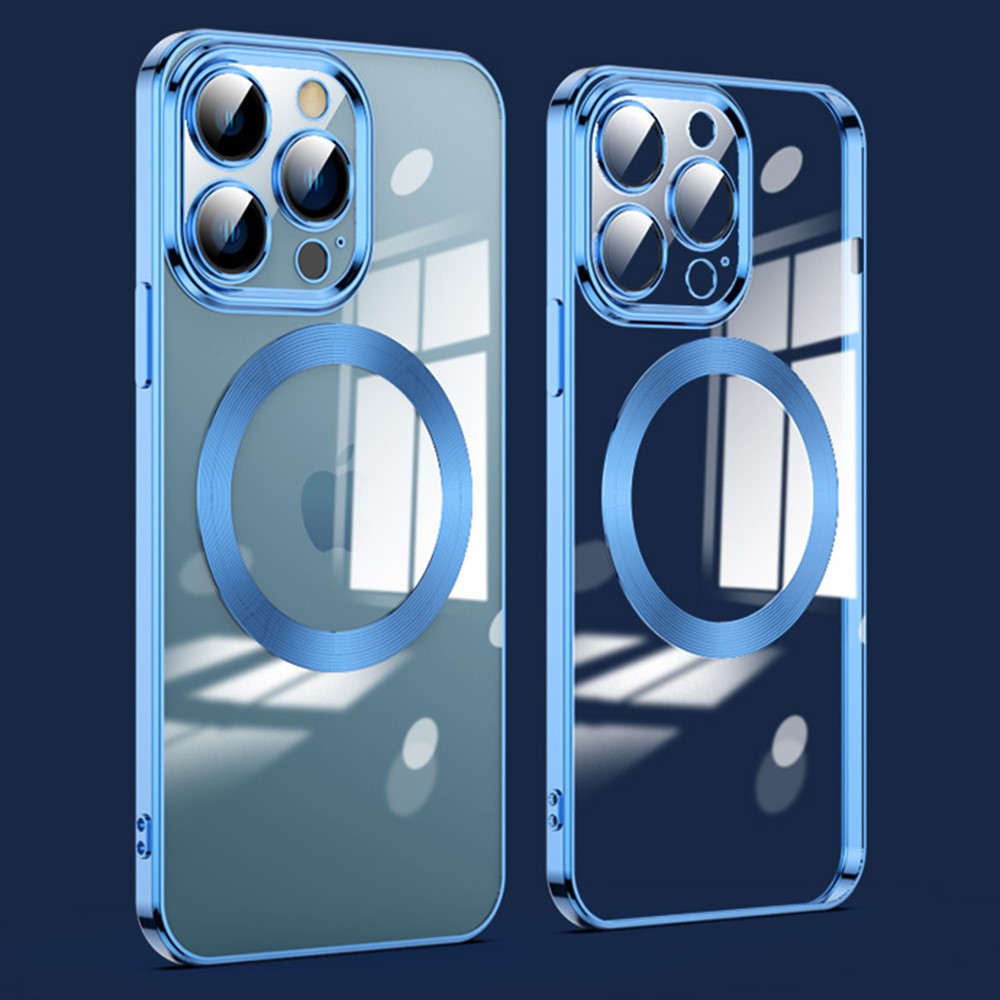For iPhone 12 Pro Phone Case TPU Phone Back Cover Compatible with MagSafe
