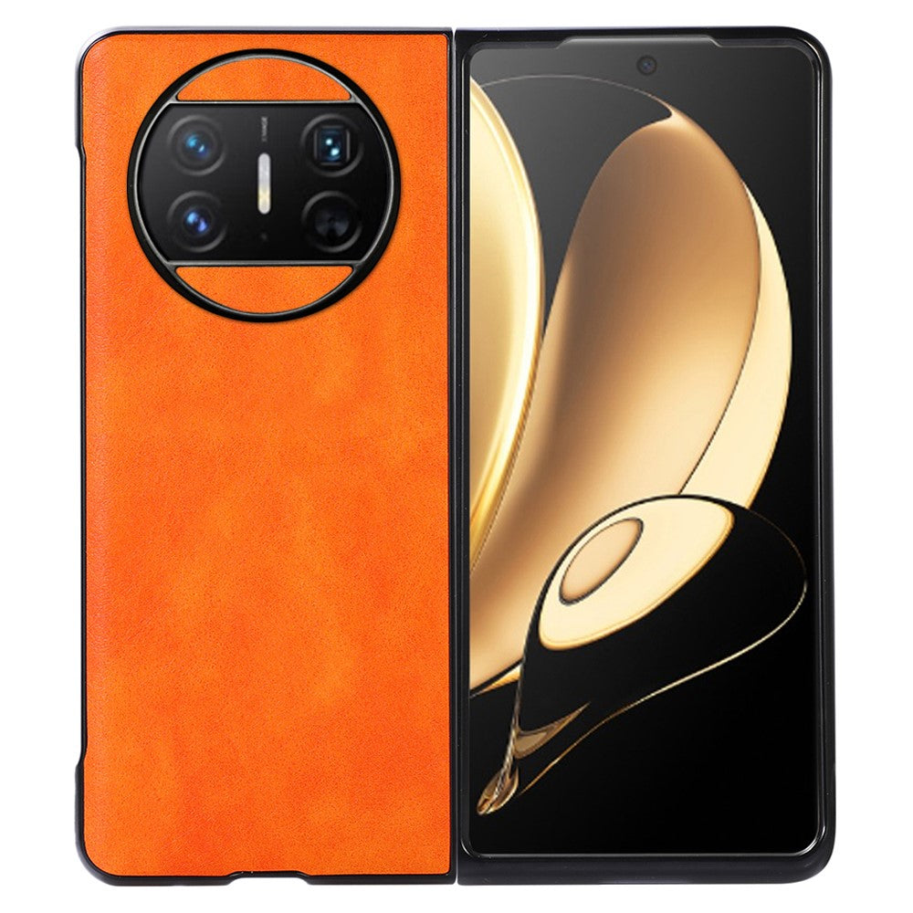 Huawei Mate X3 5G Litchi Texture Phone Case PU Leather Coated PC Phone Protective Cover