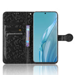 Huawei P60 Art PU-läder plånboksfodral med prickmönster, präglat stativfodral