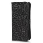 Huawei P60 Art PU-läder plånboksfodral med prickmönster, präglat stativfodral
