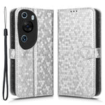 Huawei P60 Art PU-läder plånboksfodral med prickmönster, präglat stativfodral