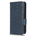 Huawei P60 Art PU-läder+TPU mobilmobilskal med tryckt triangelstativ, plånboksskal